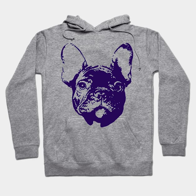 French Bulldog Hoodie by TimeTravellers